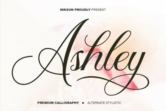 Ashley: The Premium Calligraphy Font for Timeless Luxury
