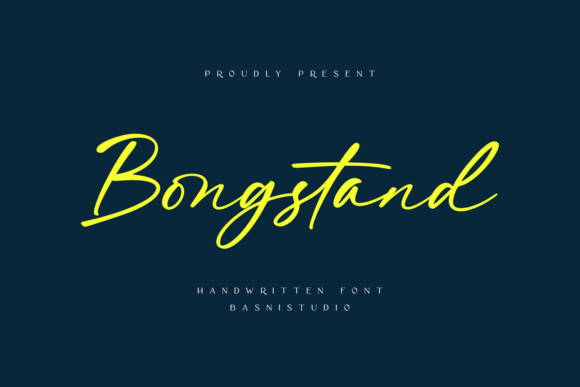Bongstand: The Bold Handwritten Font That Commands Attention