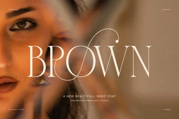 Brown: Crafting Luxury Brand Identity with an Elegant Serif