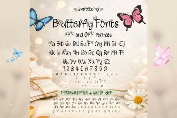 Butterfly Font: A Whimsical Touch for Creative Projects