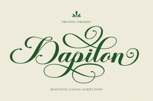 Dapilon: Crafting Elegance with a Modern Calligraphy Font