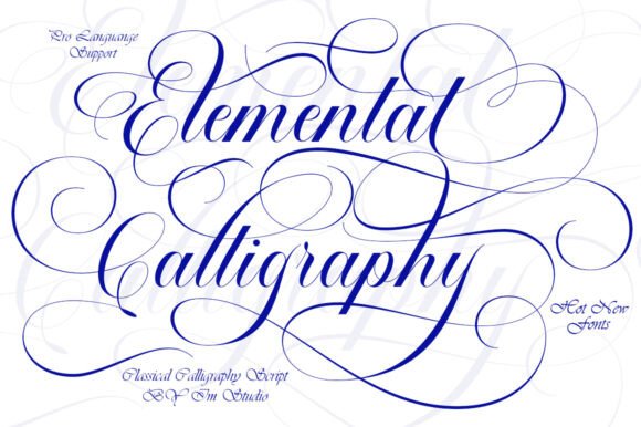 Elemental Calligraphy: A Blend of Classic Charm and Modern Refinement