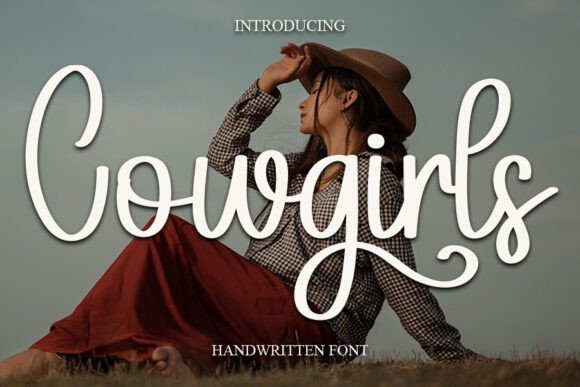 Embrace the Charm of the Cowgirls Font