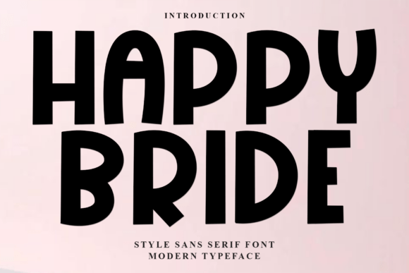 Happy Bride: A Distinctive Script for Modern Design Projects
