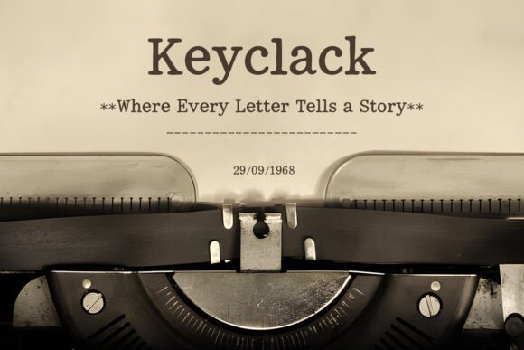 Keyclack: The Vintage Typewriter Font with Modern Appeal
