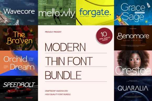 Modern Thin Bundle: Elevating Your Visual Design