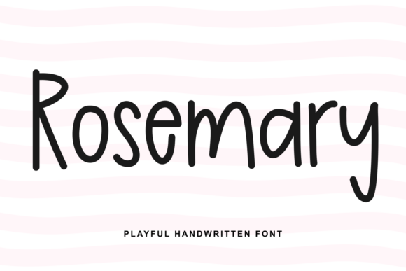 Rosemary: A Handwritten Font for Modern, Friendly Design