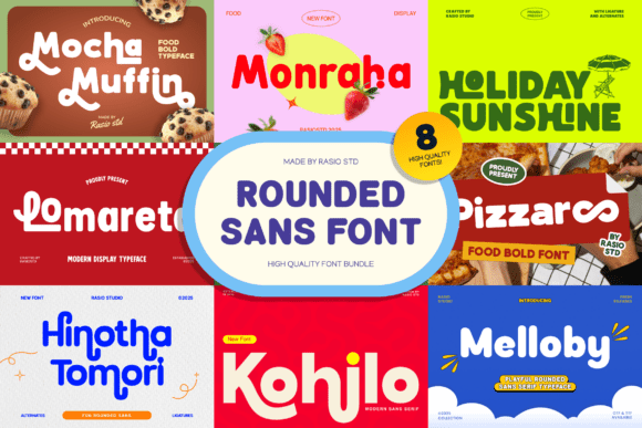 Rounded Sans Bundle: Friendly Fonts for Modern Brands