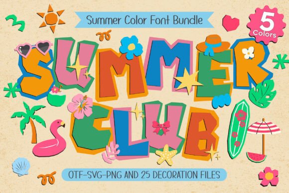 Summer Club: Capturing the Season's Vibe in a Font