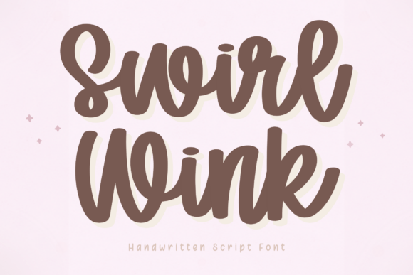 Swirl Wink: The Handwritten Font for Modern Projects