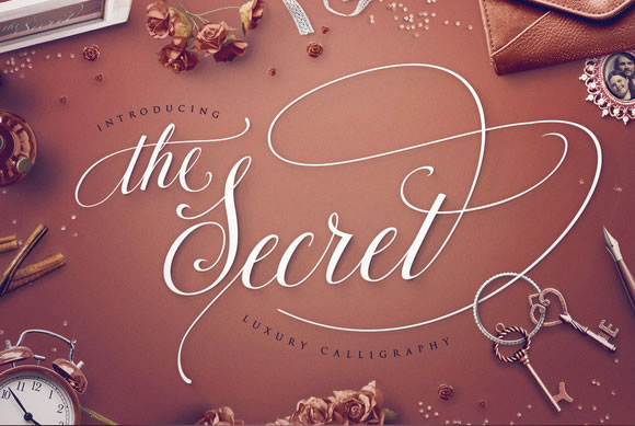 The Secret: A Calligraphy Font for Unforgettable Design