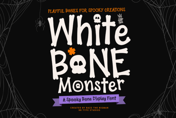 Whitebone Monster: A Typeface for Halloween's Eerie Elegance